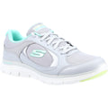 Skechers Womens Flex Appeal 4.0 True Clarity 149299-GYMN Grey/Multicoloured Lace Up Shoes