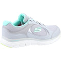 Skechers Womens Flex Appeal 4.0 True Clarity 149299-GYMN Grey/Multicoloured Lace Up Shoes