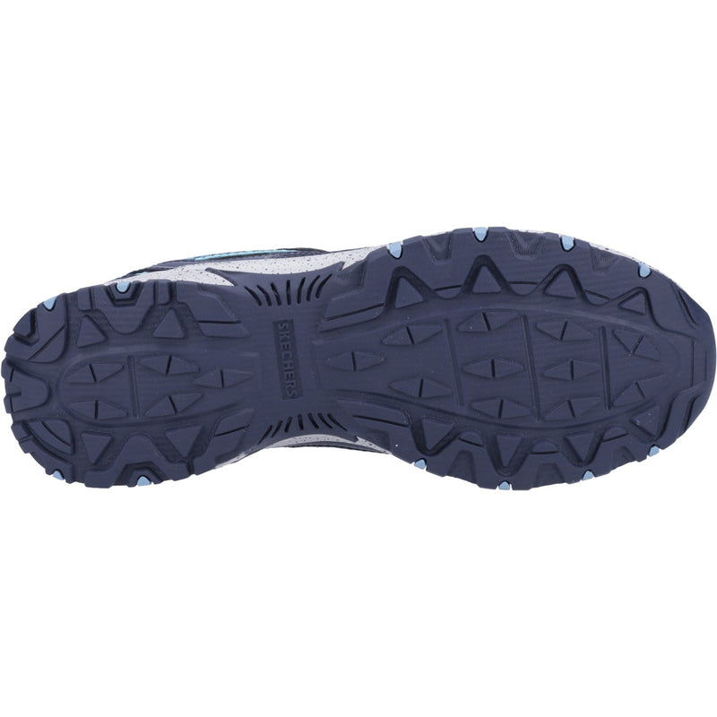 Skechers Womens Hillcrest 149820-NVBL Navy/Blue Lace Up Shoes