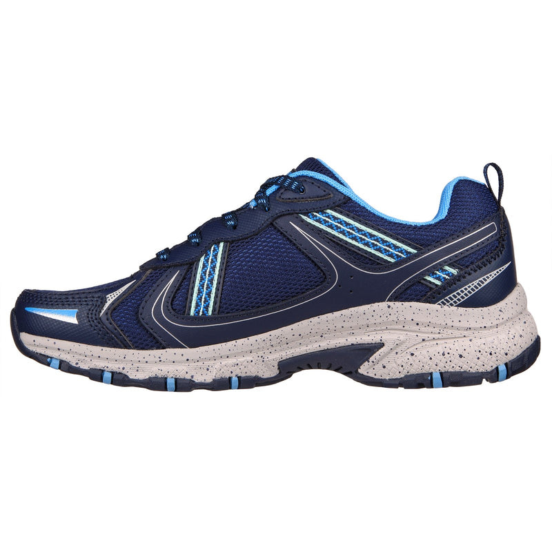 Skechers Womens Hillcrest 149820-NVBL Navy/Blue Lace Up Shoes