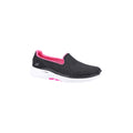Skechers Womens Go Walk 6 124508-BKHP Black/Hot Pink Slip On Shoes