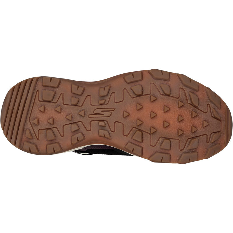 Skechers Womens Go Run Trail Altitude 128206-BKPR Black/Purple Lace Up Shoes