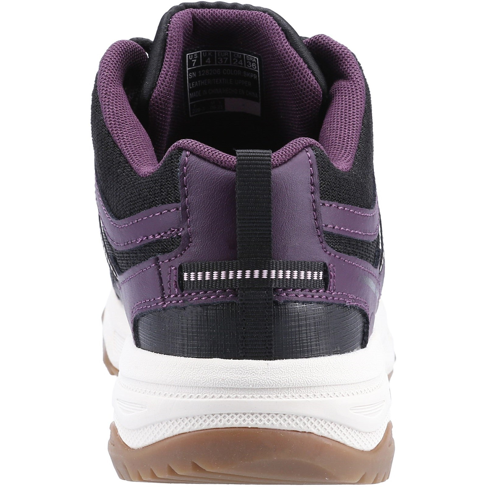 Skechers Womens Go Run Trail Altitude 128206-BKPR Black/Purple Lace Up Shoes