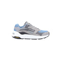 Skechers Mens Global Jogger 237200-GYBL Grey/Blue Lace Up Shoes