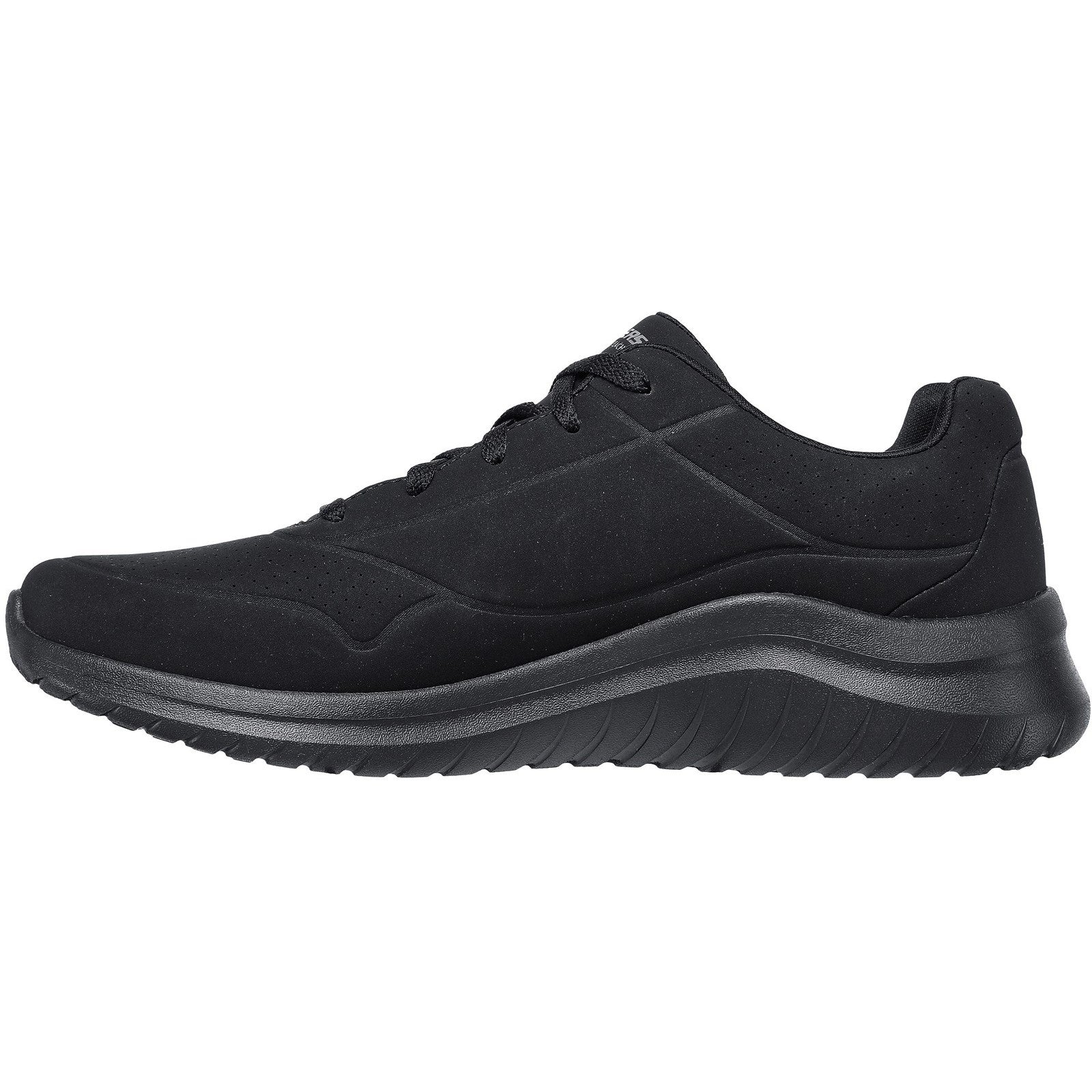 Skechers Mens Ultra Flex 2.0 Vicinity 232209-BBK Black Lace Up Shoes