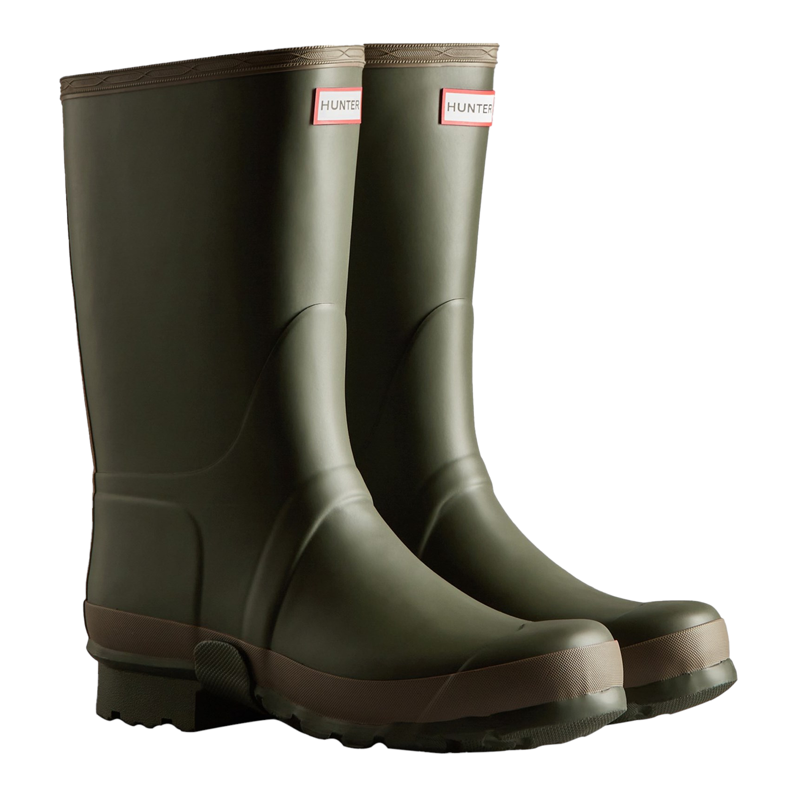 Hunter Mens Dark Olive Gardener Boots