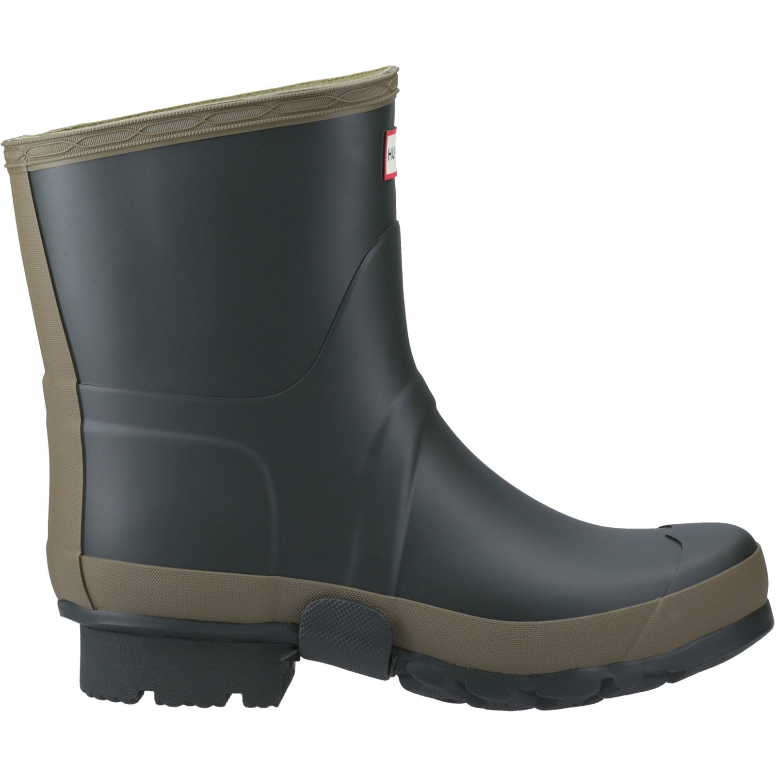 Hunter Mens Olive MFS9002RMA-DOC Gardener Short Wellington Boots