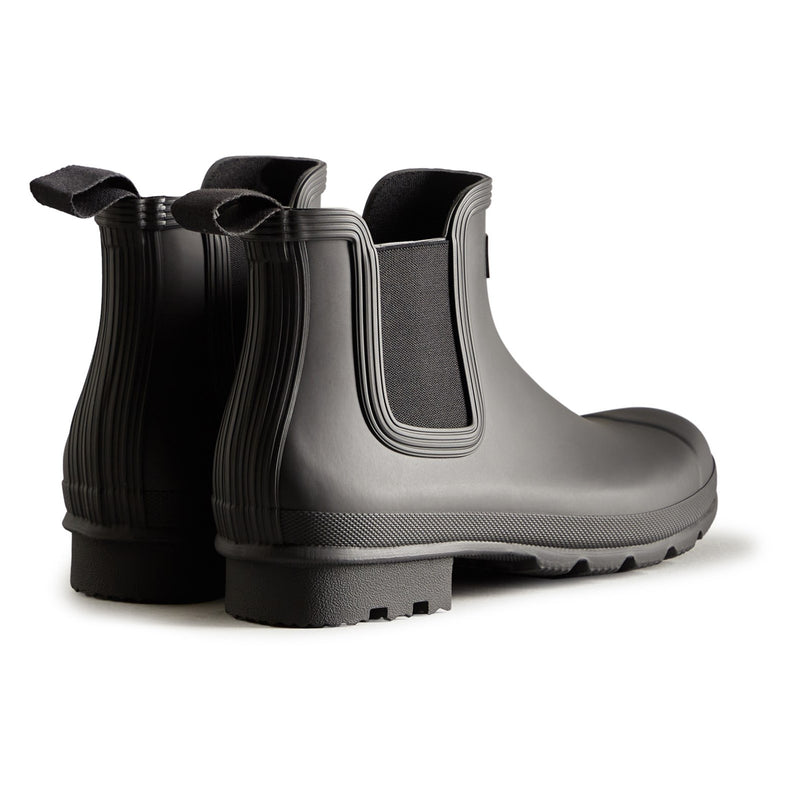 Hunter Mens Black Original Chelsea Boots