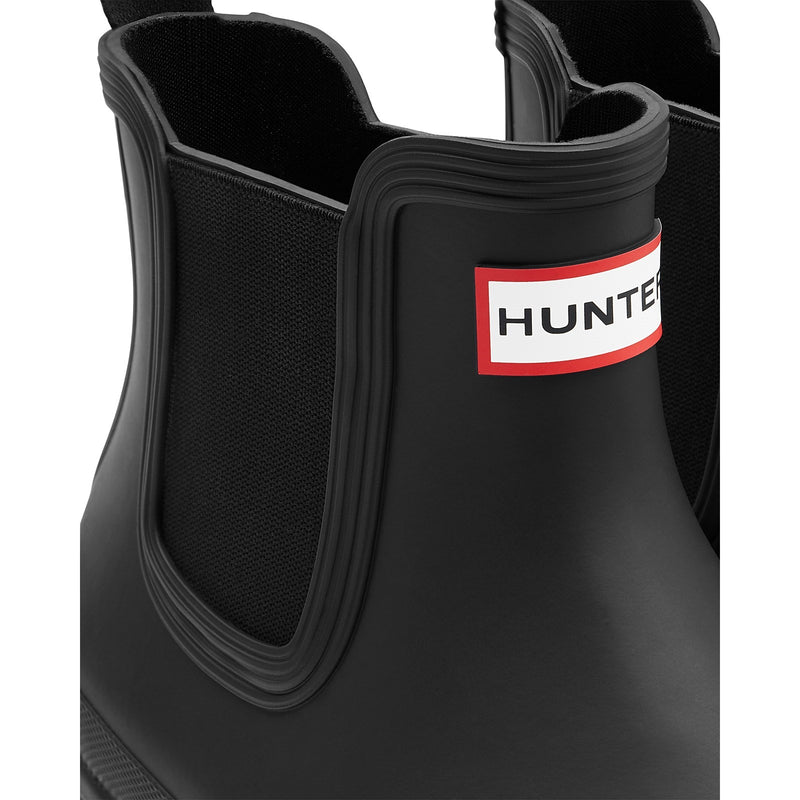 Hunter Mens Black Original Chelsea Boots