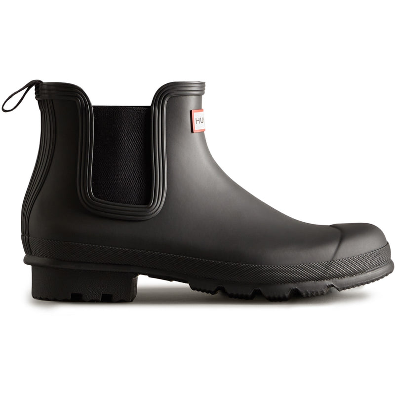 Hunter Mens Black Original Chelsea Boots