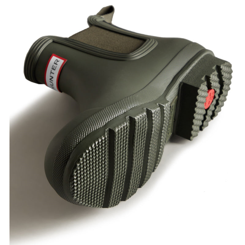 Hunter Mens Olive Original Chelsea Boots