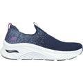 Skechers Womens Arch Fit D'Lux Key Journey 149684-NVY Navy Slip On Shoes