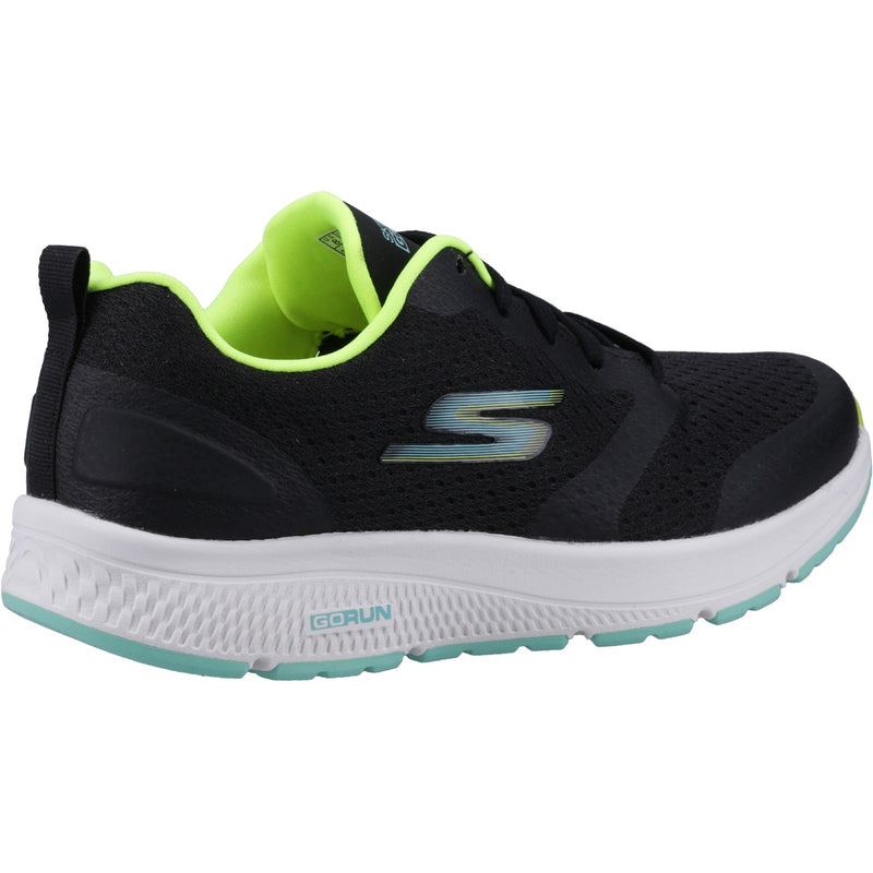 Skechers Womens GO RUN Consistent - Intensify-X 128277-BKLM Black/Lime Lace Up Shoes