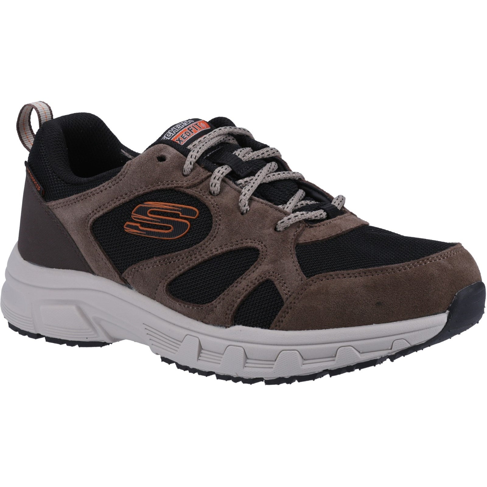 Skechers Mens Oak Canyon Sunfair 237348-BRBK Brown/Black Lace Up Shoes