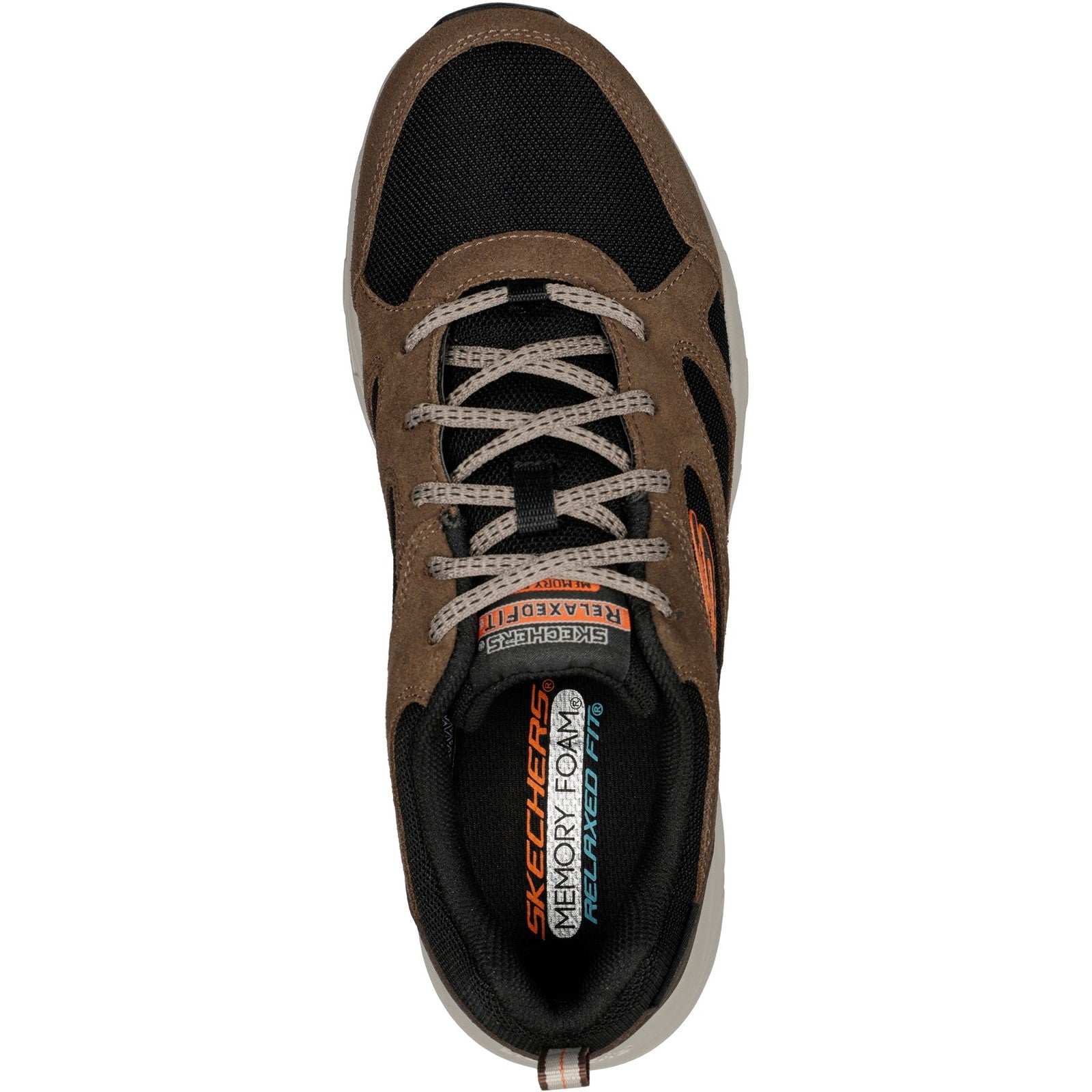 Skechers Mens Oak Canyon Sunfair 237348-BRBK Brown/Black Lace Up Shoes