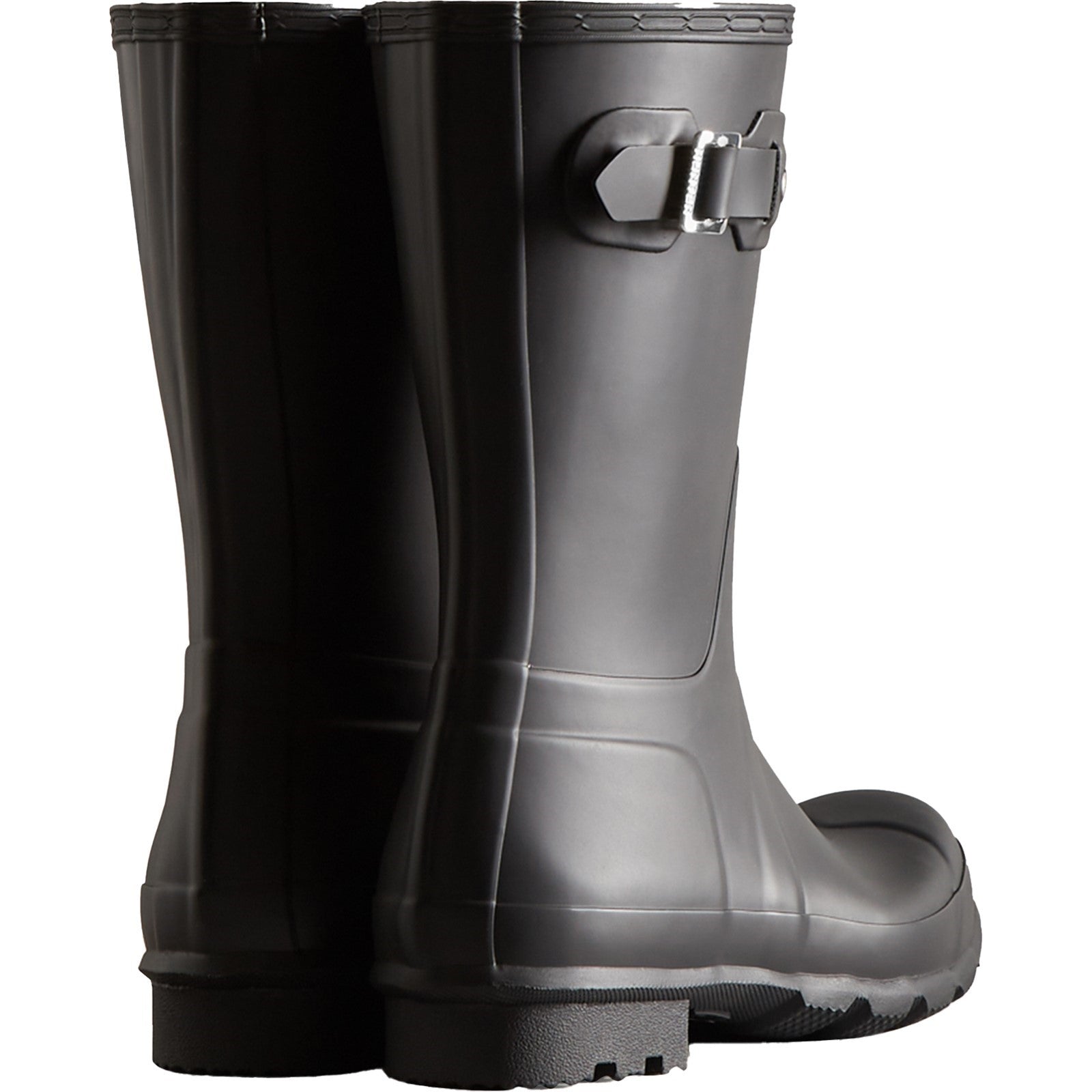Hunter Mens Black Original Short Wellington Boots