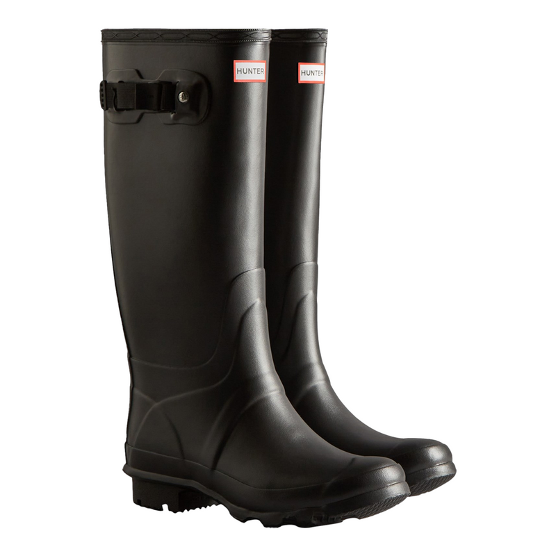 Hunter Womens Black Huntress Wide Leg Wellington Boots