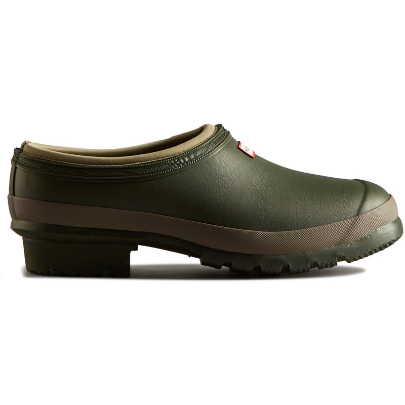 Hunter Mens Green Gardener Clogs
