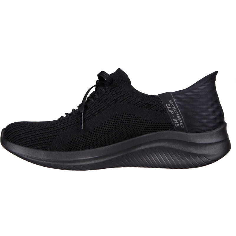Skechers Womens Ultra Flex 3.0 Brilliant Path 149710-BBK Black Slip On Shoes