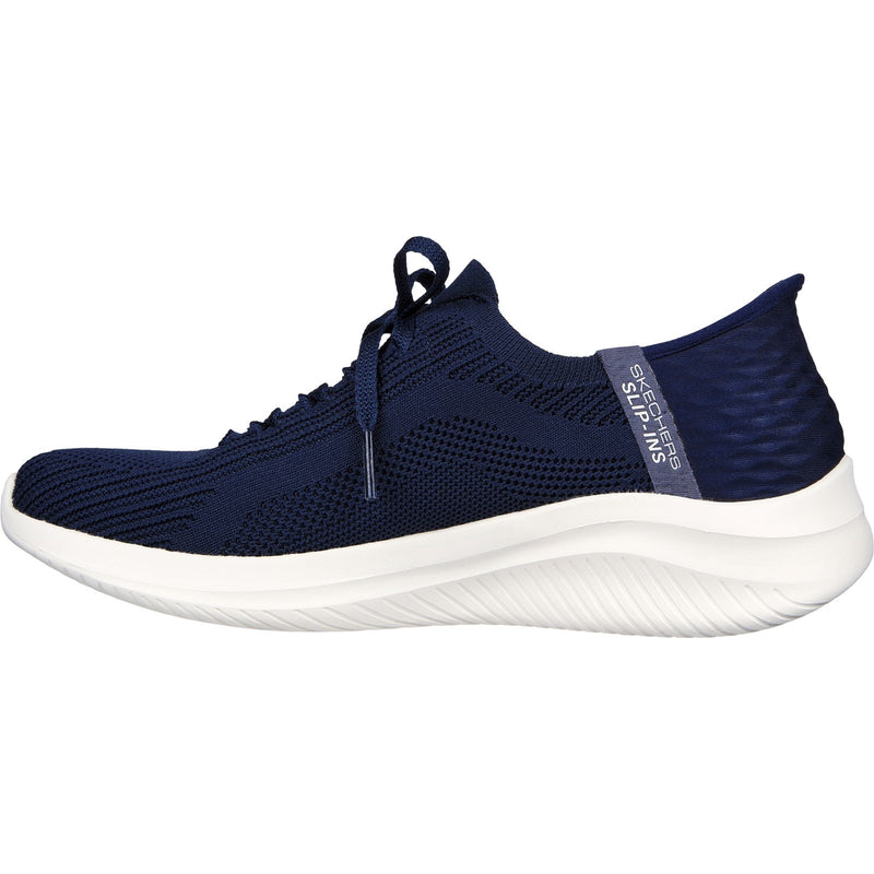 Skechers Womens Ultra Flex 3.0 Brilliant Path 149710-NVY Navy Slip On Shoes