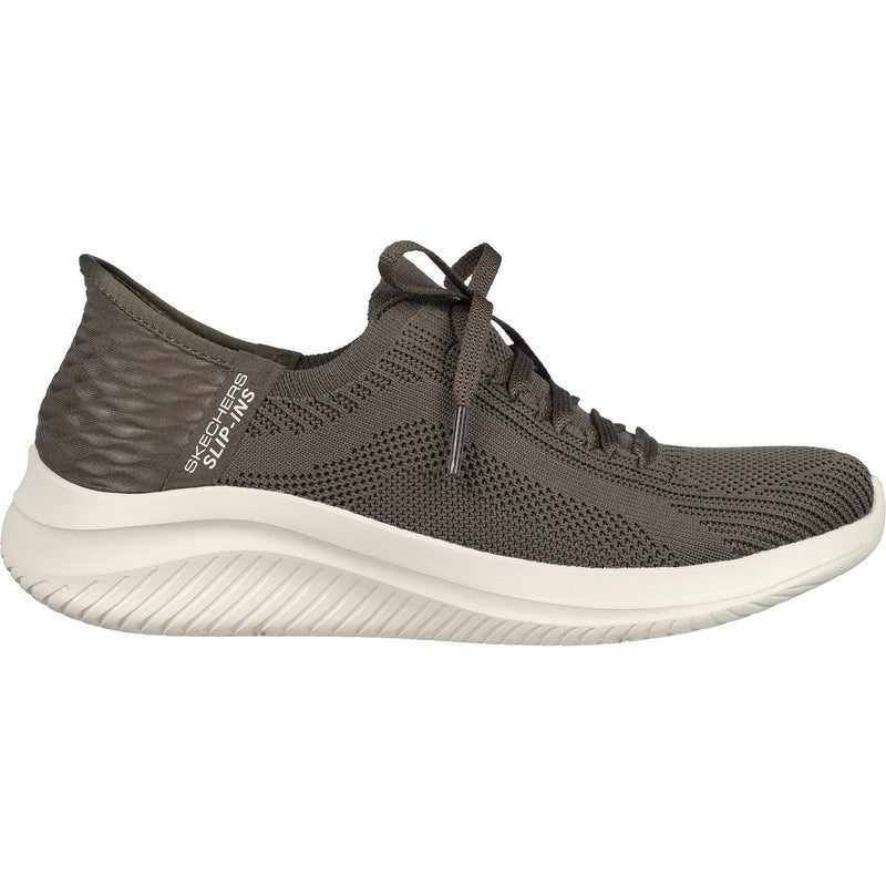 Skechers Womens Ultra Flex 3.0 Brilliant Path 149710-OLV Olive Slip On Shoes