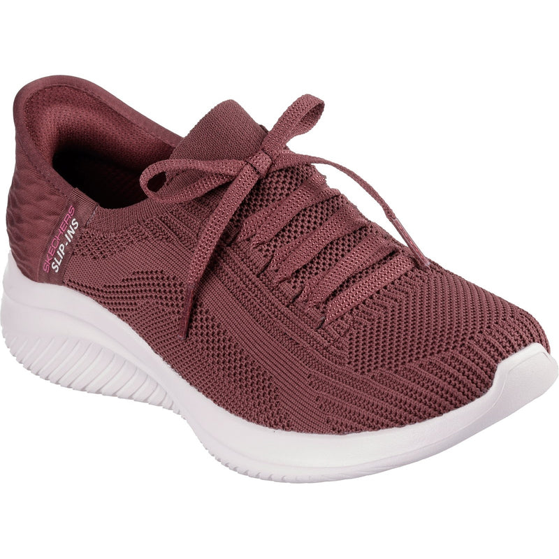 Skechers Womens Ultra Flex 3.0 Brilliant Path 149710-BURG Burgundy Slip On Shoes