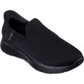 Skechers Mens Go Walk Flex No Hands 216491-BBK Black Slip On Shoes