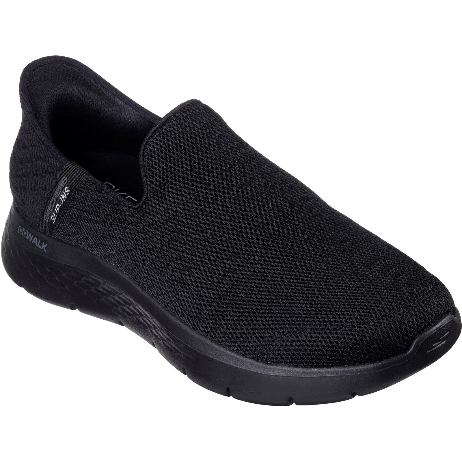 Skechers Mens Go Walk Flex No Hands 216491-BBK Black Slip On Shoes