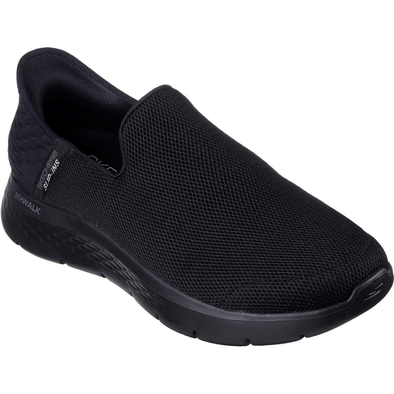 Skechers Mens Go Walk Flex No Hands 216491-BBK Black Slip On Shoes