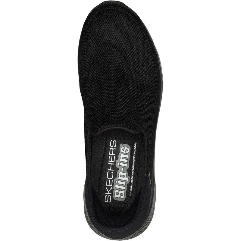 Skechers Mens Go Walk Flex No Hands 216491-BBK Black Slip On Shoes
