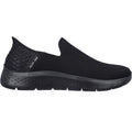 Skechers Mens Go Walk Flex No Hands 216491-BBK Black Slip On Shoes