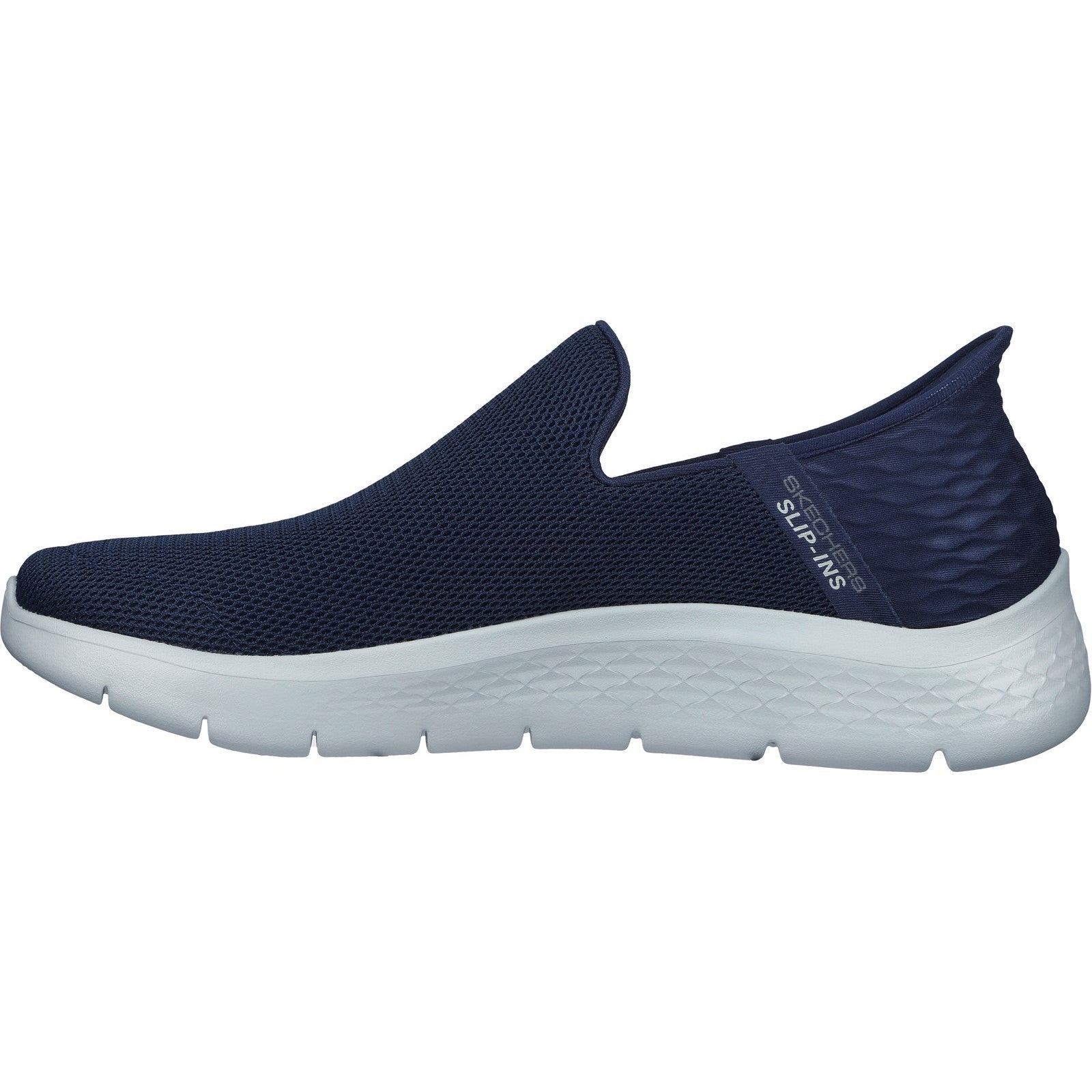 Skechers Mens Go Walk Flex No Hands 216491-NVY Navy Slip On Shoes