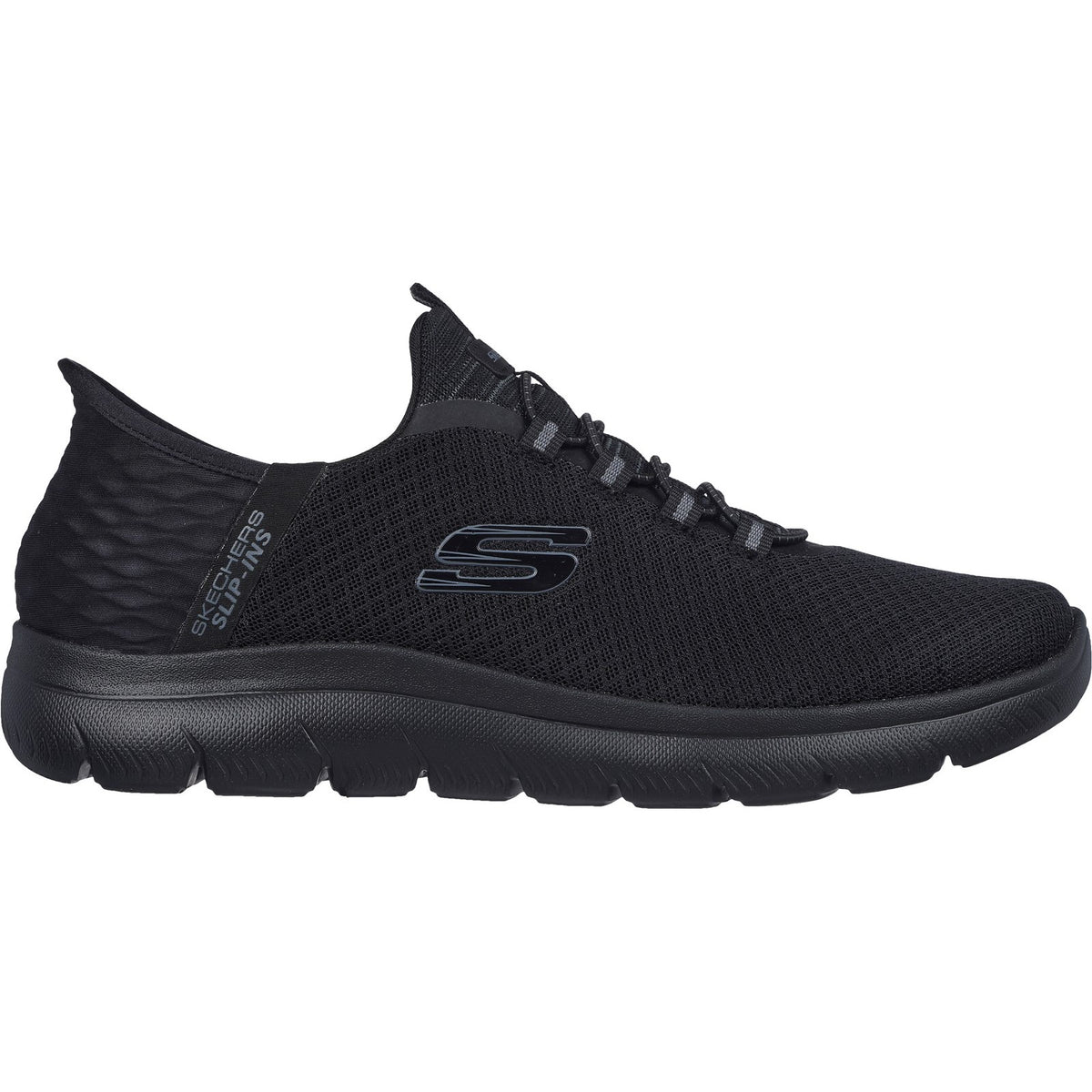 Skechers Mens Slip-ins: Summits - High Range 232457-BBK Black Slip On Shoes