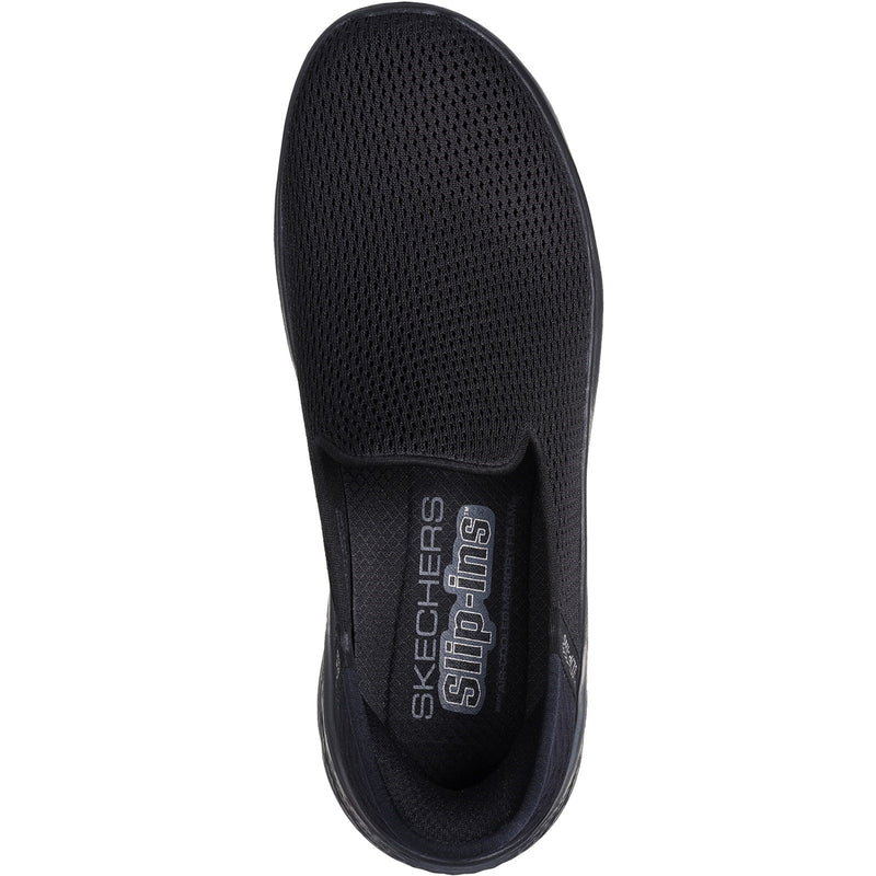 Skechers Womens Go Walk Flex Relish 124963W-BBK Black Slip On Shoes