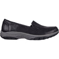 Skechers Womens Reggae Fest 2.0 Textbook 158385-BLK Black Slip On Shoes