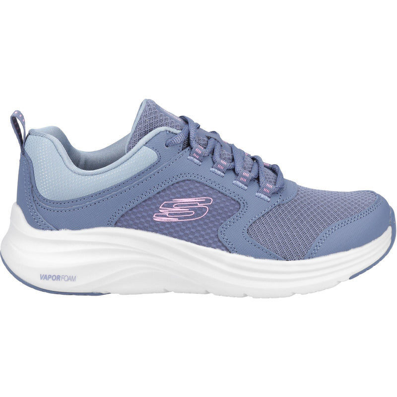 Skechers Womens Vapor Foam 150023-SLTP Slate/Pink Lace Up Shoes
