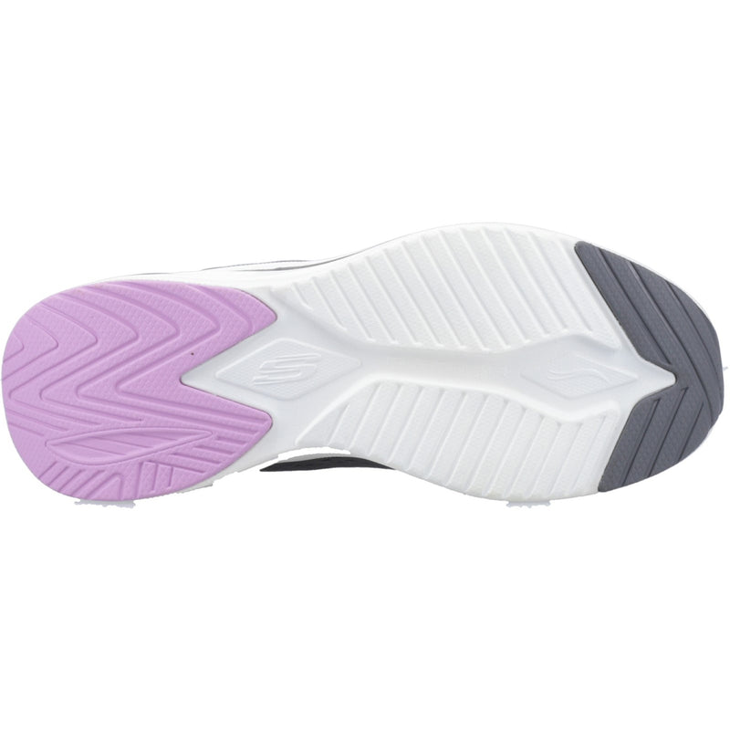 Skechers Womens Skech-Air Meta - Aired Out 150131-CCMT Charcoal/Multi Lace Up Shoes