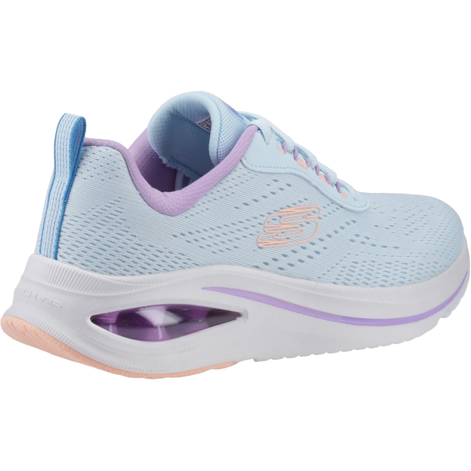Skechers Womens Skech-Air Meta - Aired Out 150131-LBMT Light Blue/Multi Lace Up Shoes