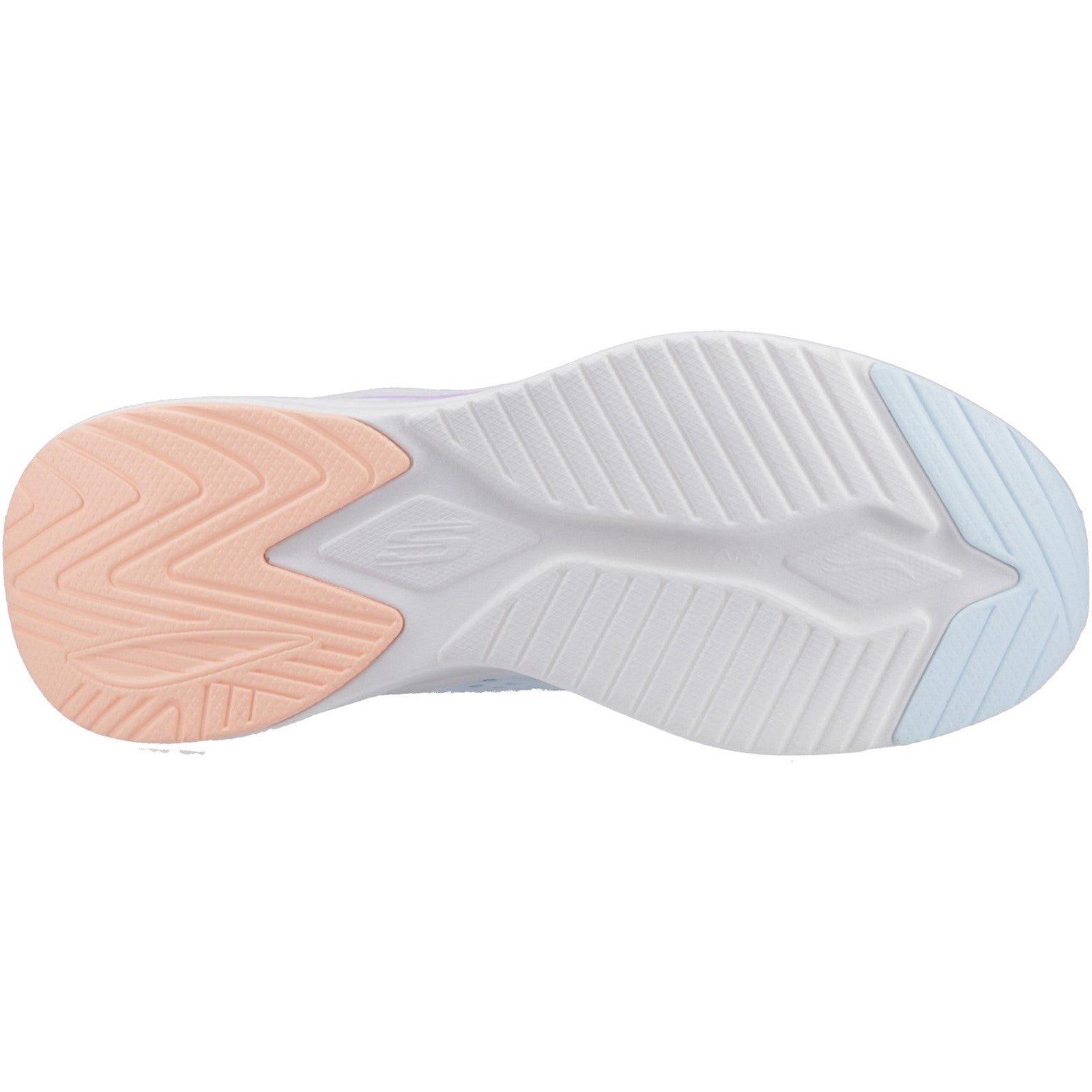 Skechers Womens Skech-Air Meta - Aired Out 150131-LBMT Light Blue/Multi Lace Up Shoes