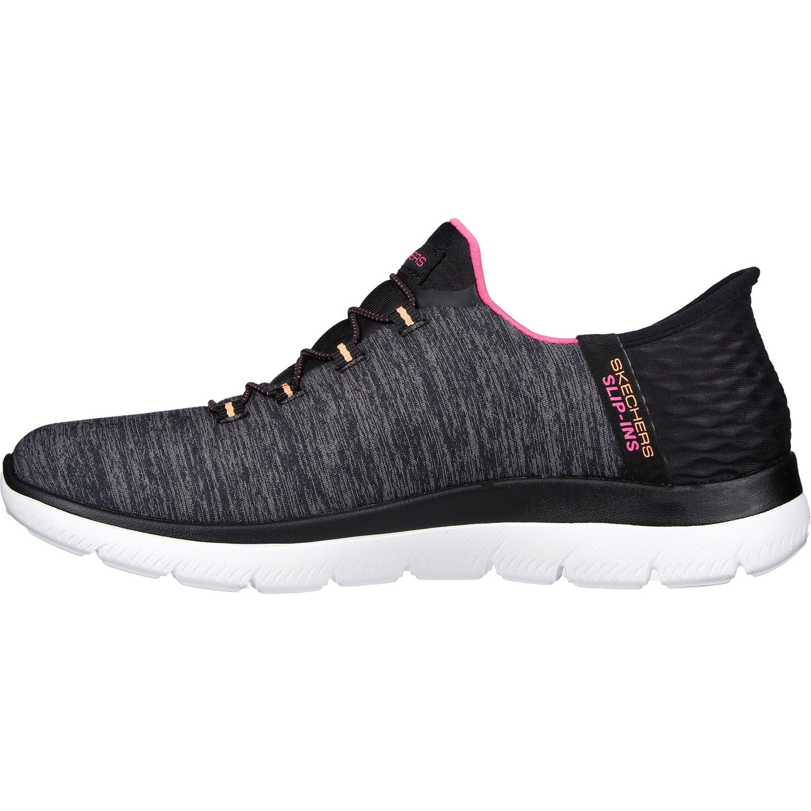 Skechers Womens Summits Dazzling Haze 149937-BKMT Black/Multi Slip On Shoes