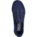 Skechers Womens Breathe-Easy - Roll-With-Me 100593-NVY Navy Slip On Shoes