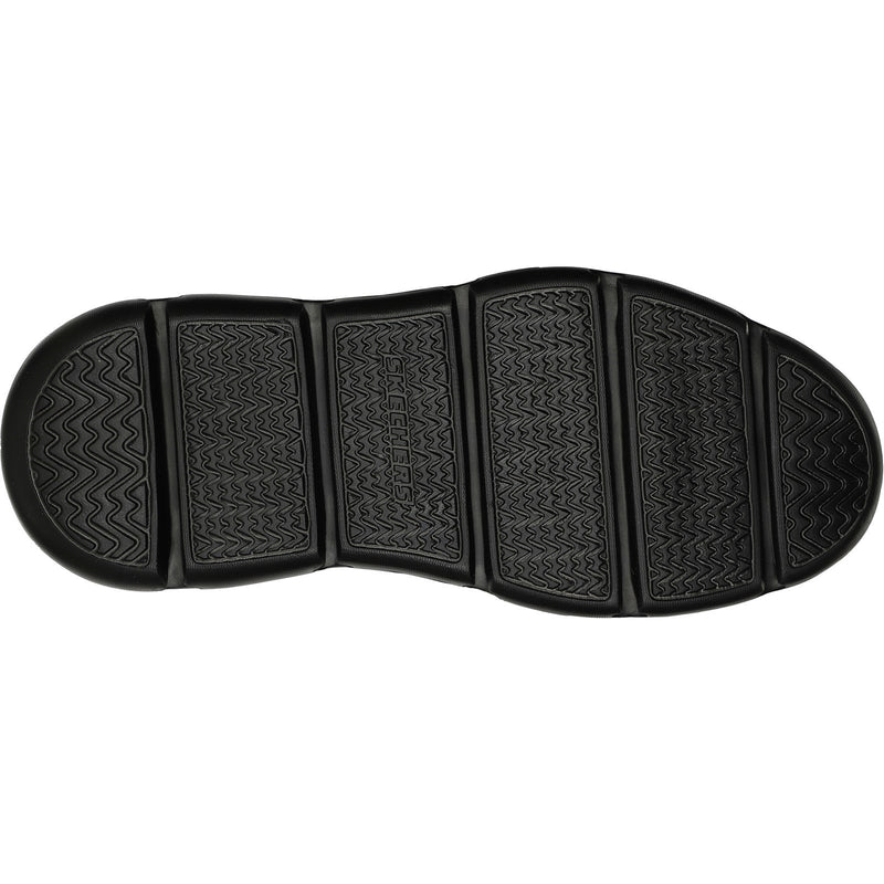 Skechers Mens Garza Gervin 205046-BBK Black Lace Up Shoes