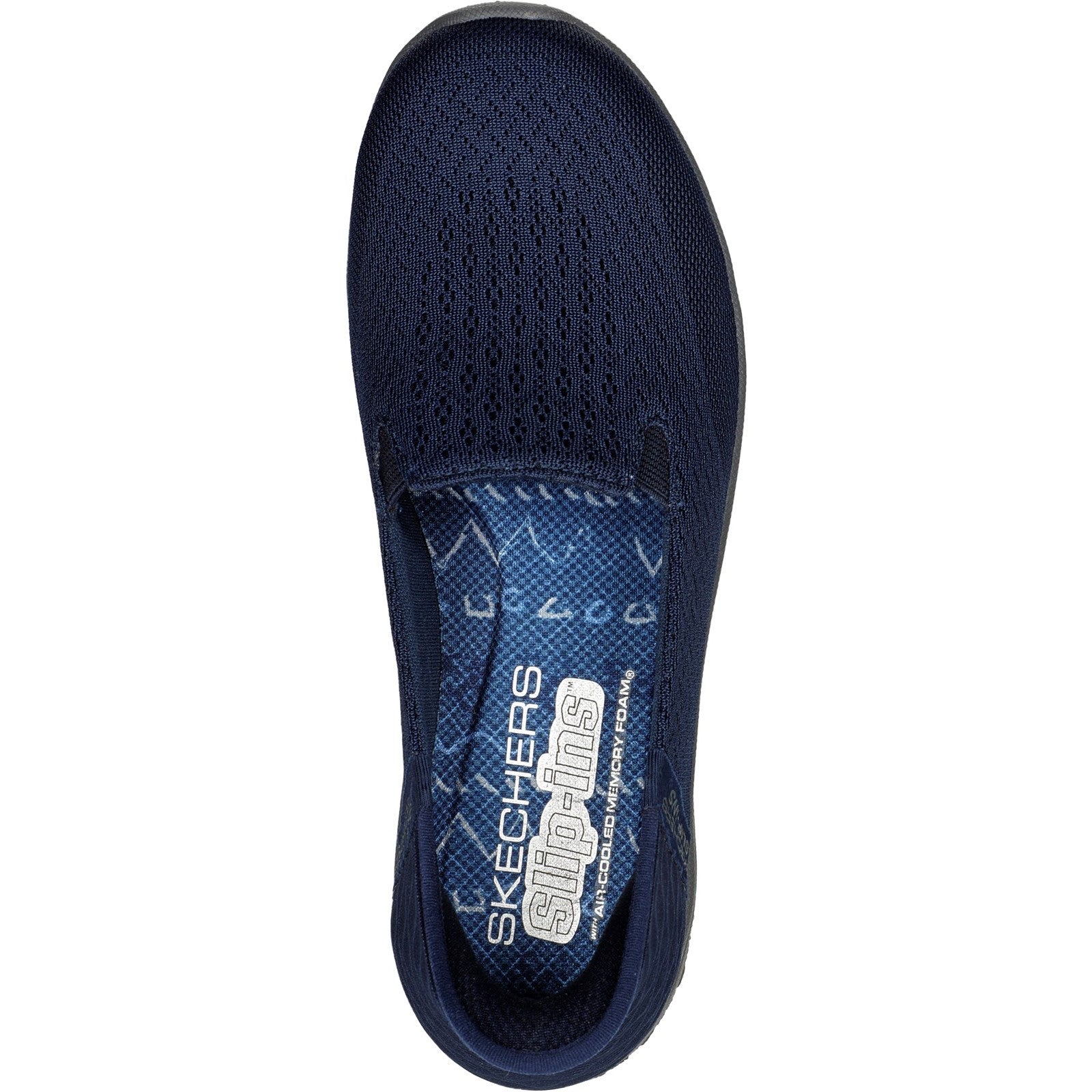 Skechers Womens Reggae Fest 2.0 - Guiding 158698-NVY Navy Slip On Shoes