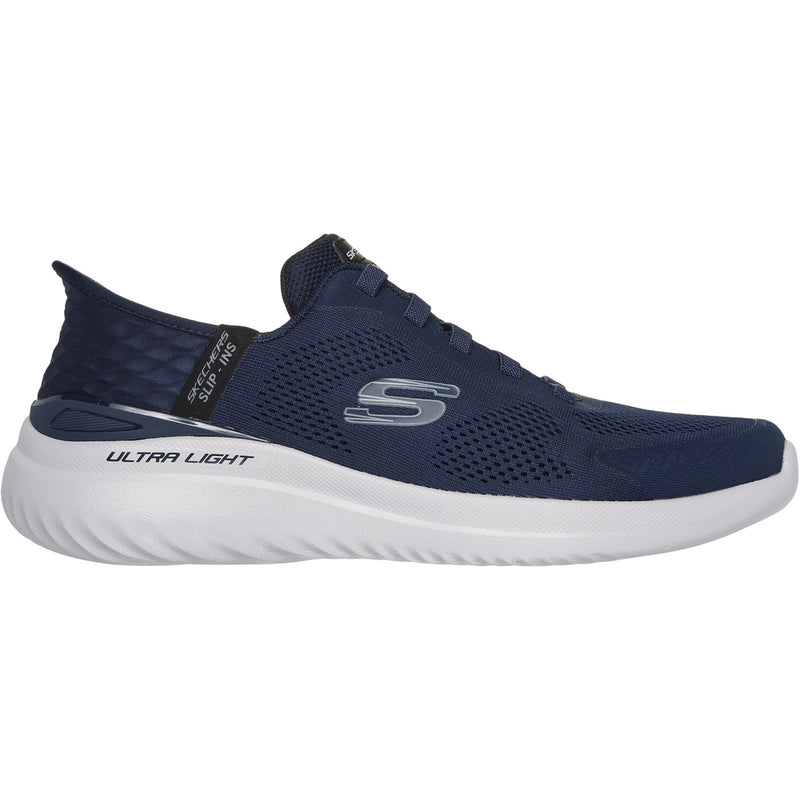 Skechers Mens Bounder 2.0 Emerged 232459-NVY Navy Slip On Shoes