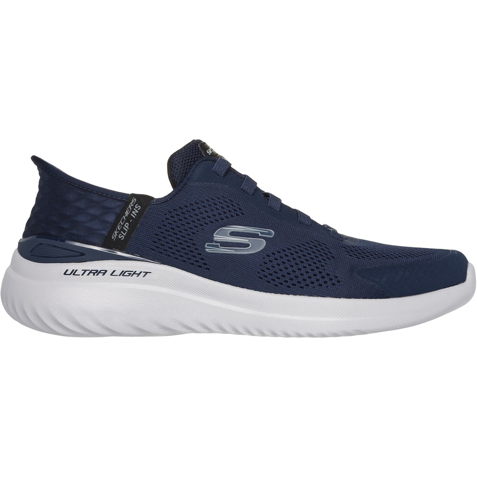 Skechers Mens Bounder 2.0 Emerged 232459-NVY Navy Slip On Shoes