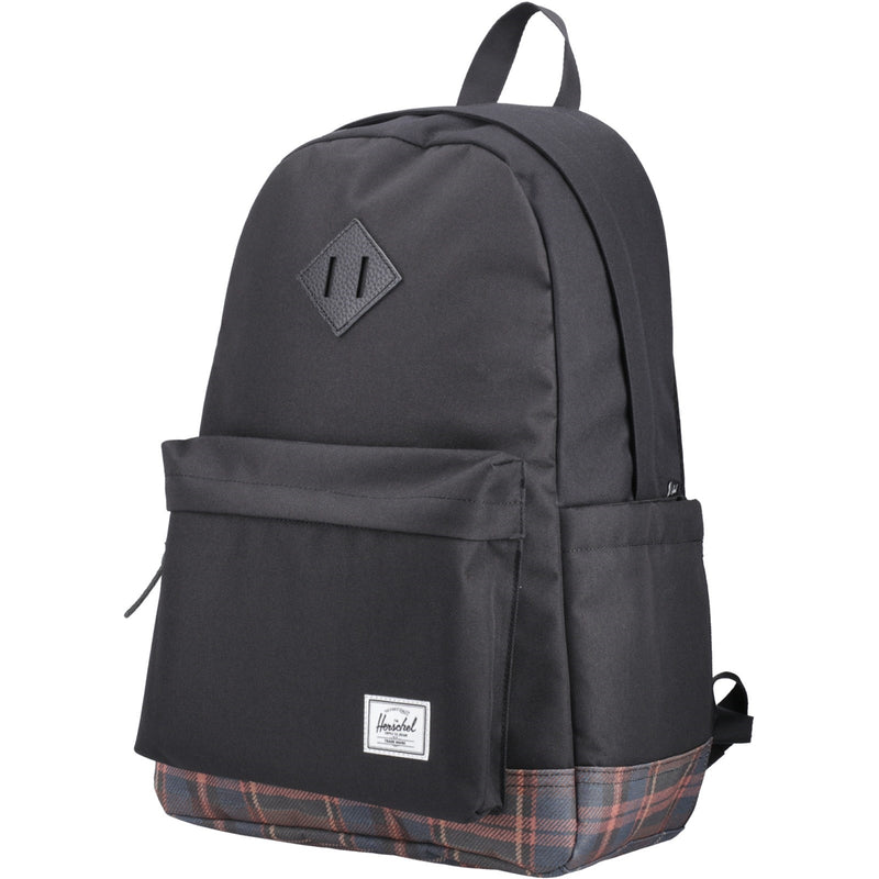 Herschel Black Winter Plaid Herschel Heritage Backpack