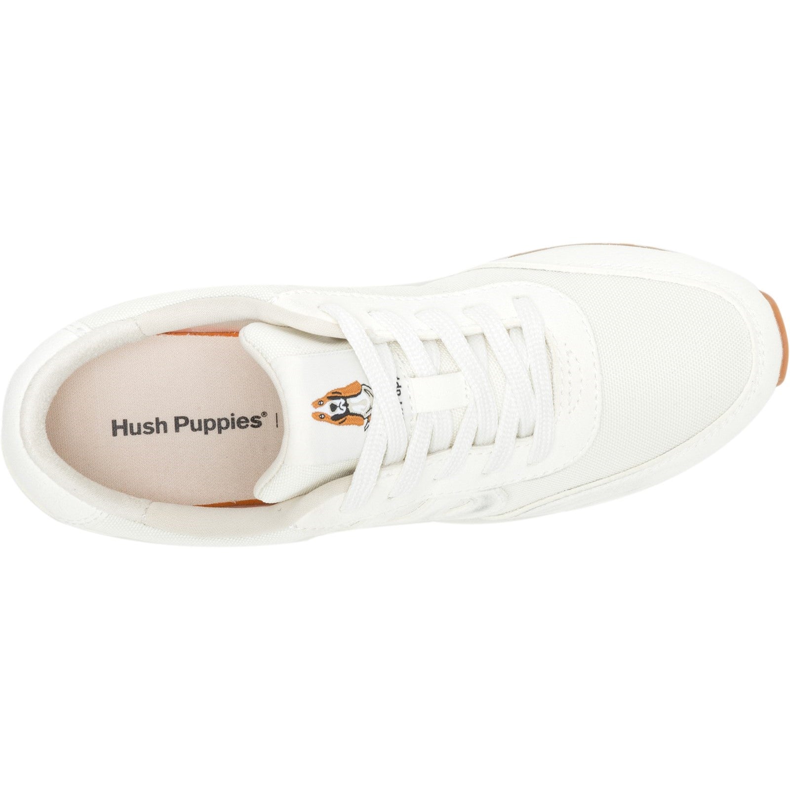 Hush Puppies Seventy8 Sneaker Womens Trainers in Cream
