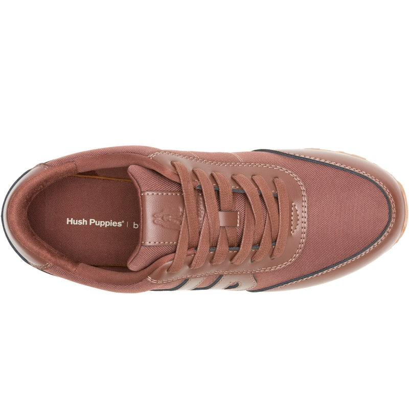 Hush Puppies Seventy8 Sneaker Mens Trainers in Cognac