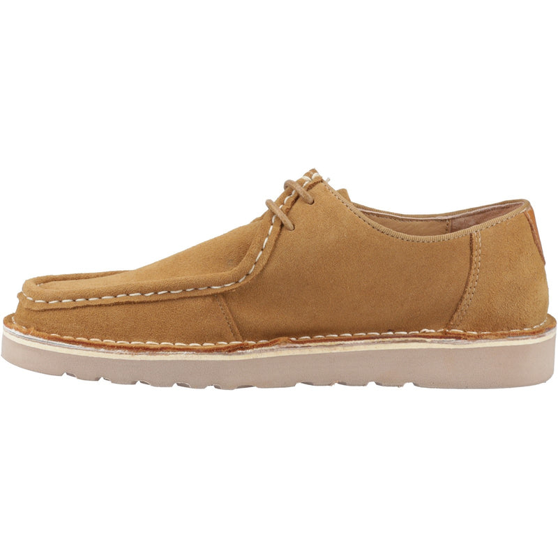 Hush Puppies Otis Lace Up Mens Shoes in Tan