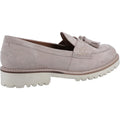 Hush Puppies Womens Ginny Suede Slip On Shoes in Taupe